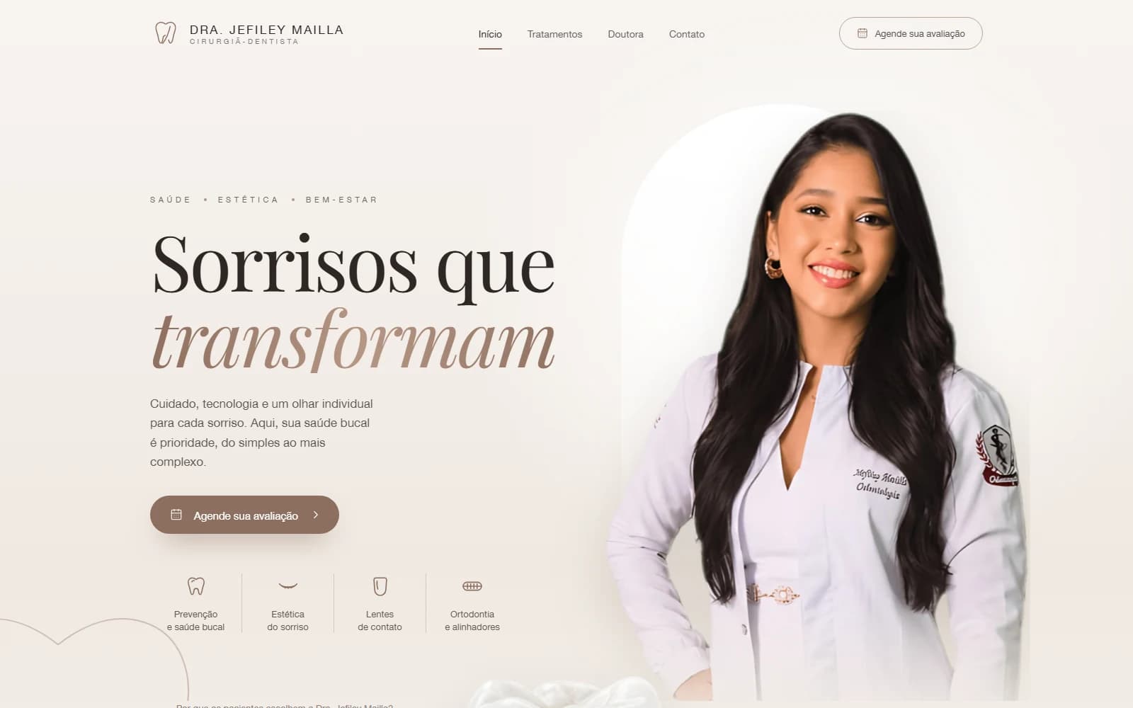 Prévia do projeto Dra. Jefiley Mailla